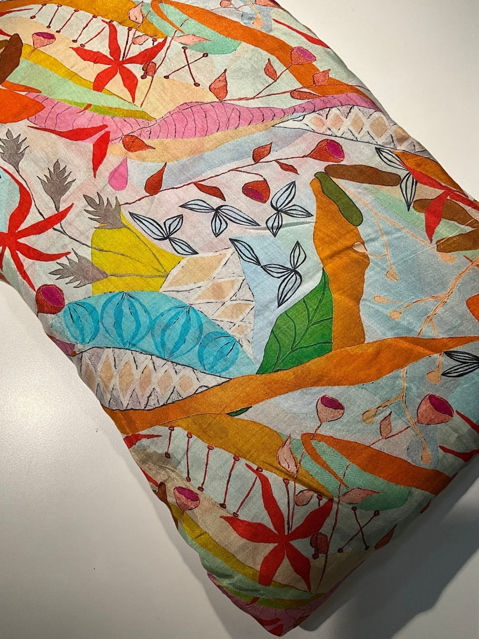 Printed Muslin Fabric