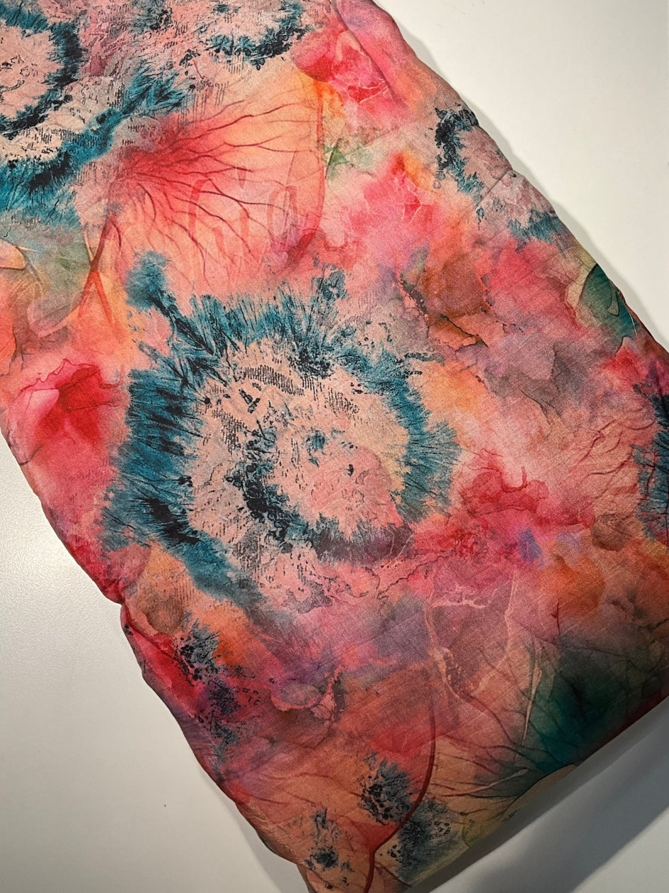 Printed Muslin Fabric