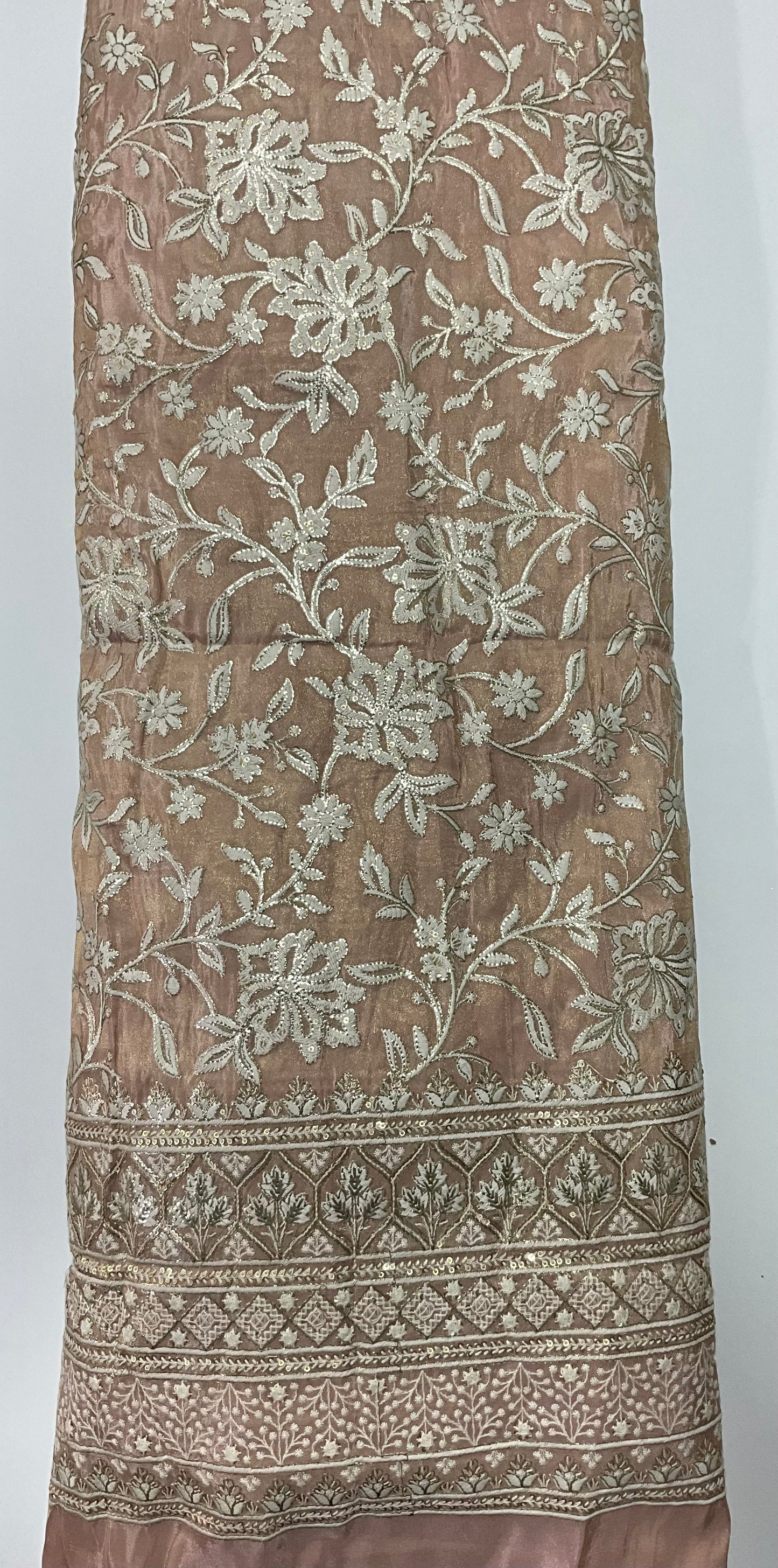 Georgette Tissue Foil Embroidery