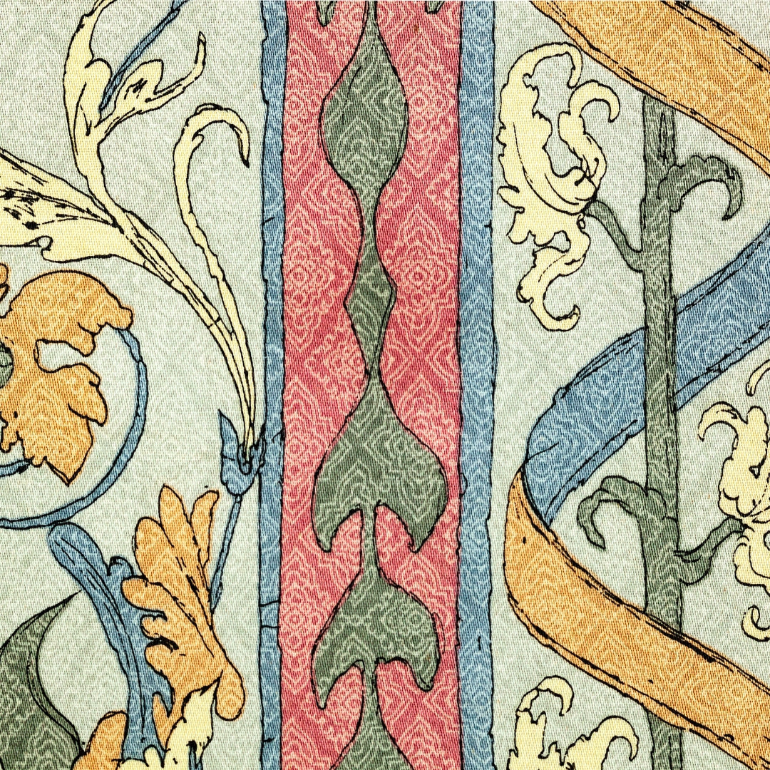 Printed Muslin Fabric