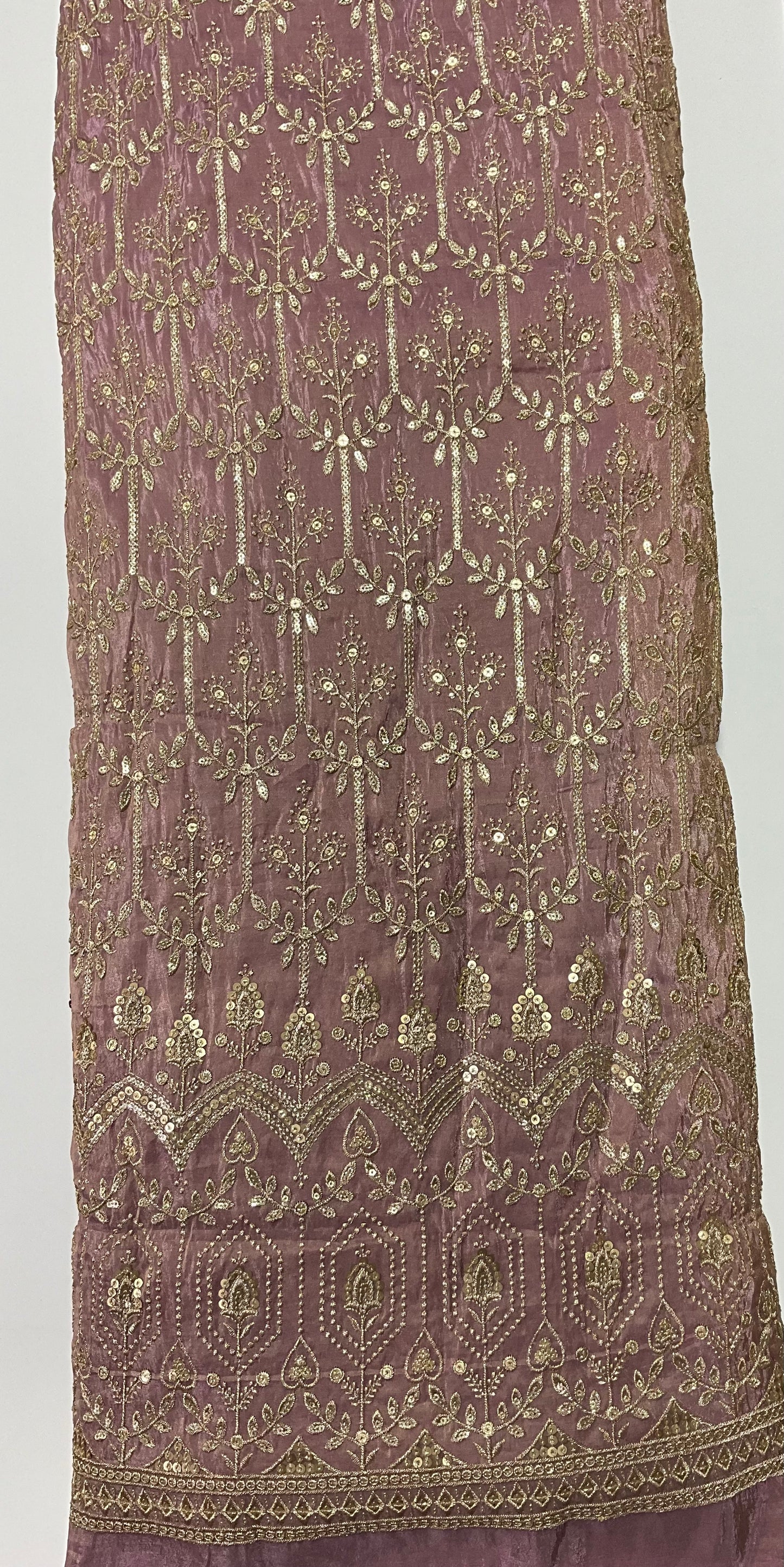 Georgette Tissue Zari Embroidery